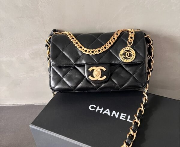 Chanel 23S mini CF Gold Coin - Image 4