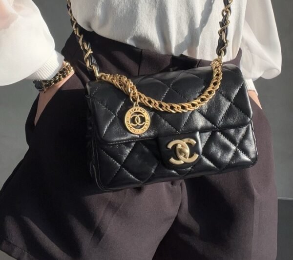 Chanel 23S mini CF Gold Coin - Image 7