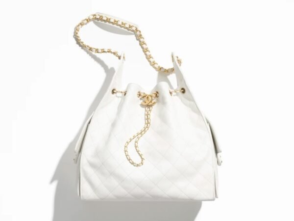 Chanel 25 Medium Handbag White