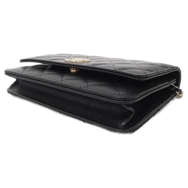Chanel AP4538 Chain Wallet Black - Image 2