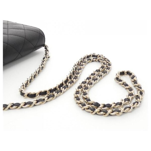 Chanel AP4538 Chain Wallet Black - Image 5
