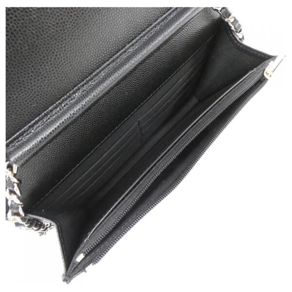 Chanel AP4538 Chain Wallet Black - Image 7