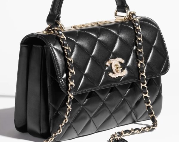 Chanel Flap Bag With Top Handle - Image 3