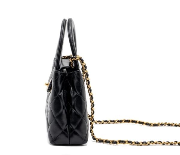 Chanel 23k Mini Kelly Bag-Black - Image 4