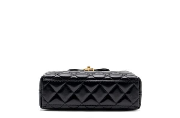 Chanel 23k Mini Kelly Bag-Black - Image 5