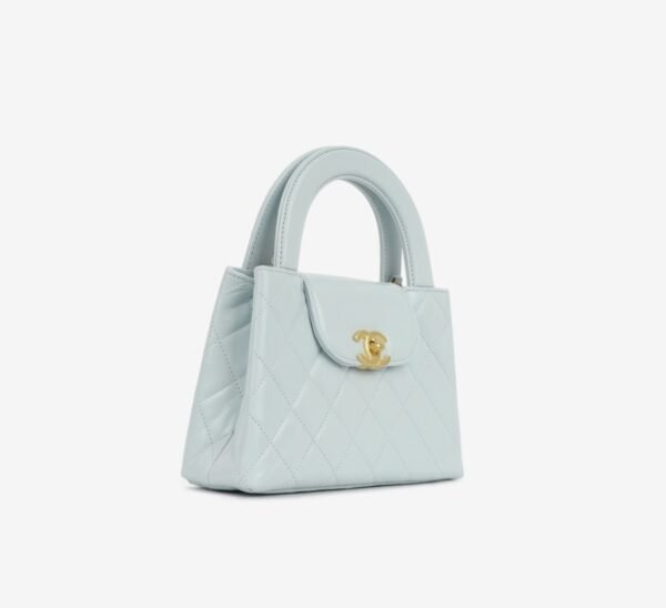Chanel Mini Kelly Tote Bag Blue - Image 2