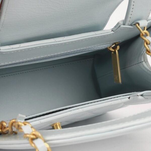 Chanel Mini Kelly Tote Bag Blue - Image 3