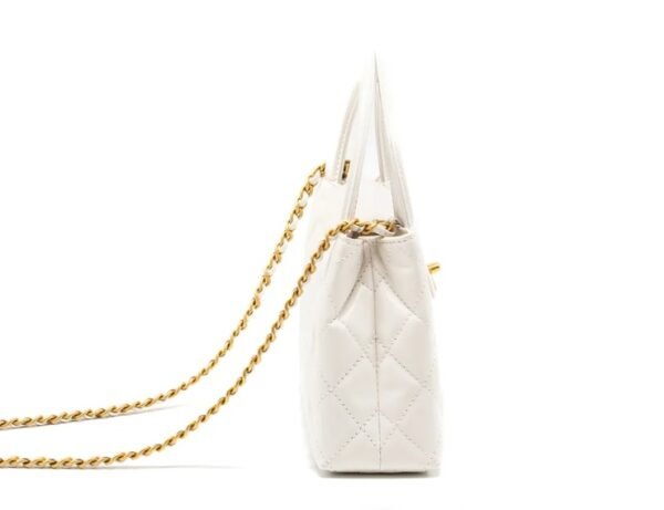 Chanel 23k Mini Kelly Bag-White - Image 3