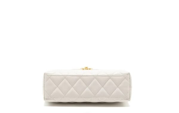Chanel 23k Mini Kelly Bag-White - Image 5