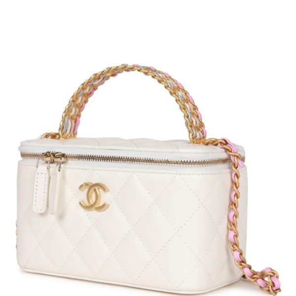 Chanel Small Vanity Case White - Image 4