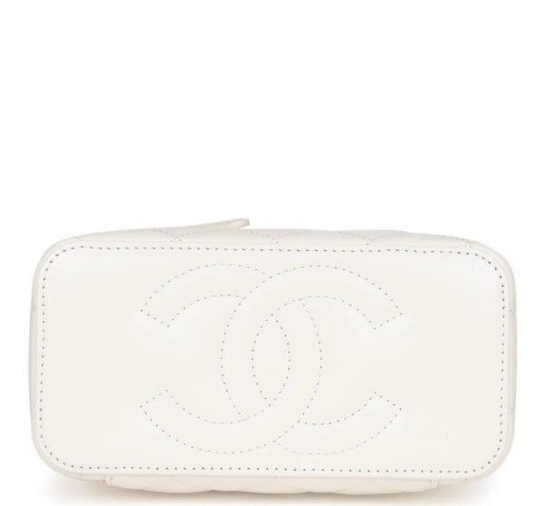 Chanel Small Vanity Case White - Image 5