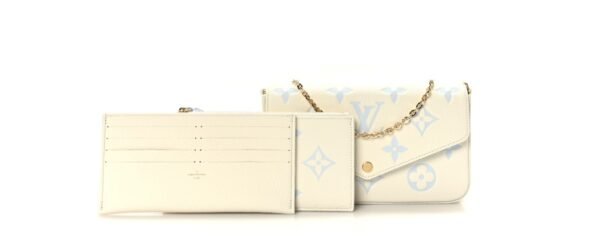 Felicie Pochette Bag-LatteCandyBlue - Image 6