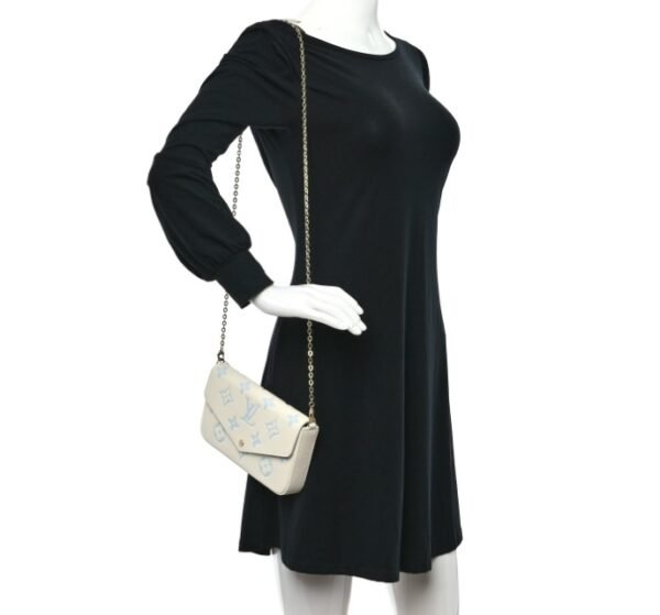 Felicie Pochette Bag-LatteCandyBlue - Image 2