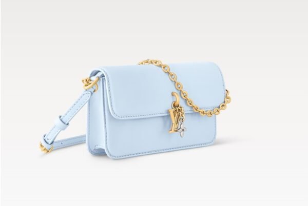LV Bloom Wallet On Chain - Azur - Image 2