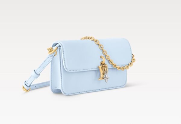 LV Bloom Wallet On Chain - Azur - Image 3