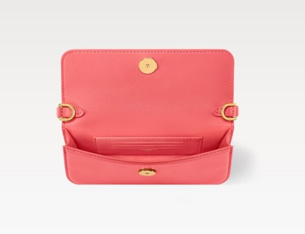 LV Bloom Wallet On Chain - SweetCoral - Image 3