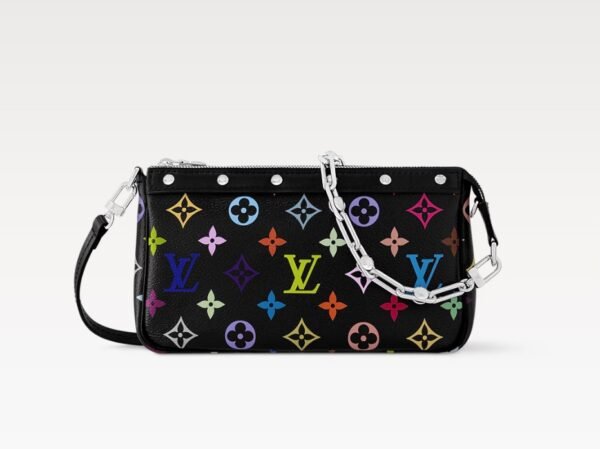 LV x TM Pochette Accessoires Bag - MulticoloreNoir