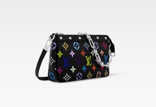 LV x TM Pochette Accessoires Bag - MulticoloreNoir - Image 2