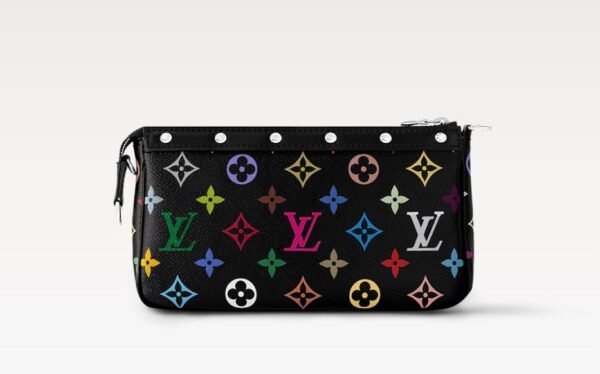 LV x TM Pochette Accessoires Bag - MulticoloreNoir - Image 4
