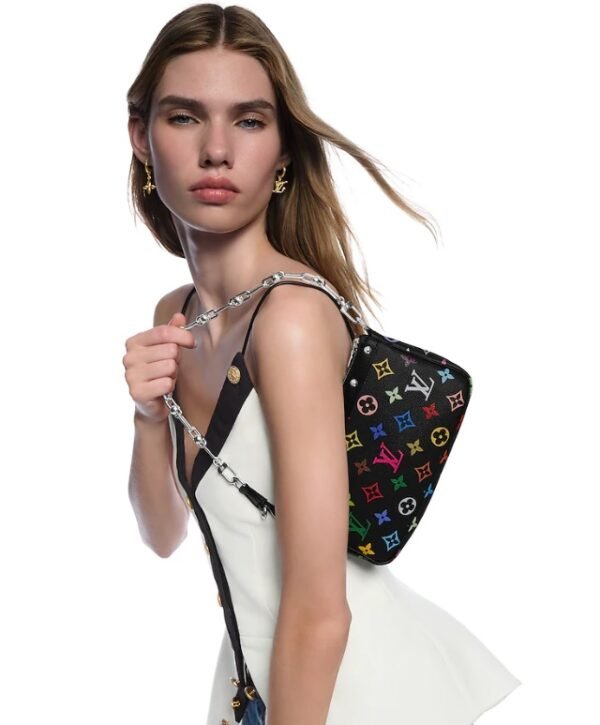 LV x TM Pochette Accessoires Bag - MulticoloreNoir - Image 5