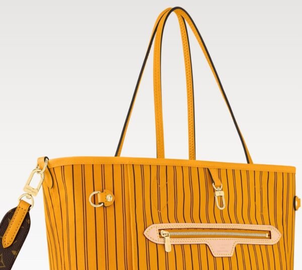 Neverfull Bandoulière Inside Out MM Tote Bag - SafranYellow - Image 2