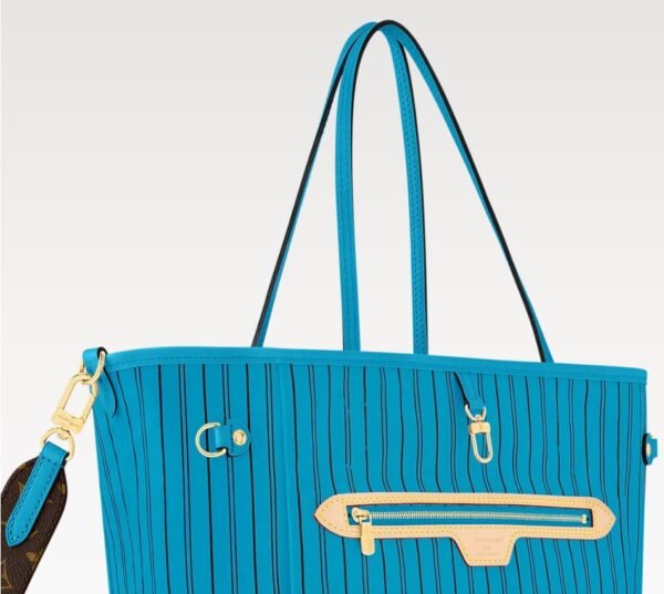 Neverfull Bandoulière Inside Out MM Tote Bag - GastonBlue - Image 2