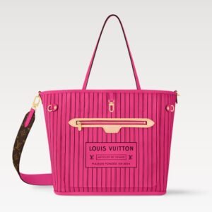 Neverfull Bandoulière Inside Out MM Tote Bag - PondicheryPink