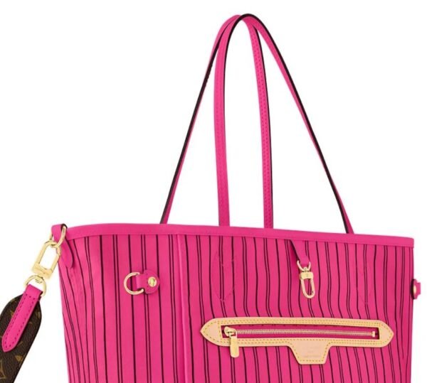 Neverfull Bandoulière Inside Out MM Tote Bag - PondicheryPink - Image 2