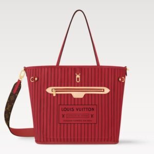 Neverfull Bandoulière Inside Out MM Tote Bag - SariRed