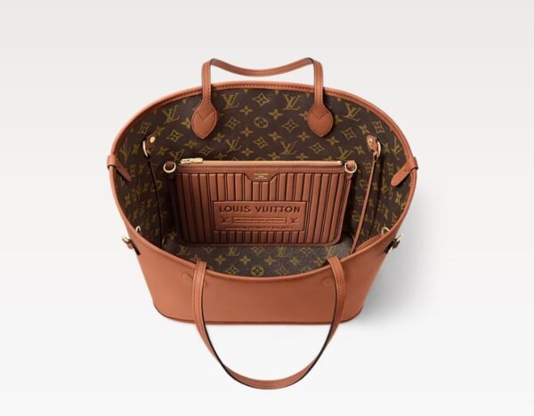 Neverfull Inside Out MM Bag - Tan - Image 5