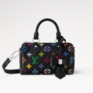 LV x TM Nano Speedy Bag Black