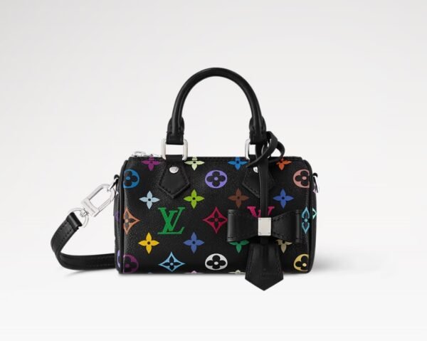 LV x TM Nano Speedy Bag Black