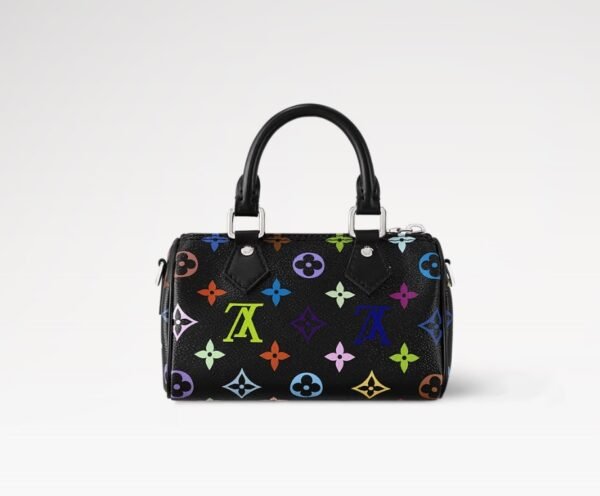 LV x TM Nano Speedy Bag Black - Image 4