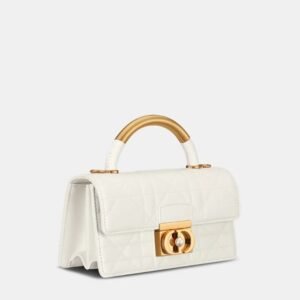 Mini DIOR Ange Bag White