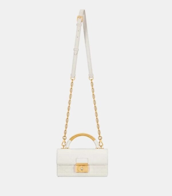 Mini DIOR Ange Bag White - Image 4