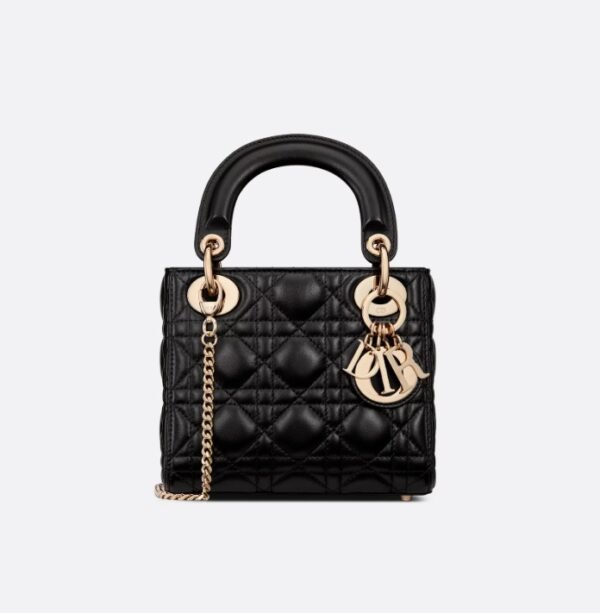 Mini Lady Dior Bag Black