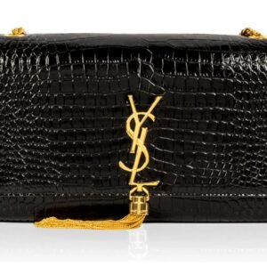 YSL Kate Tassel Chain Bag - Black