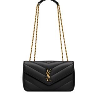 YSL Black Loulou Matelassé