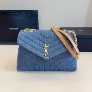YSL Denim Bag - Blue