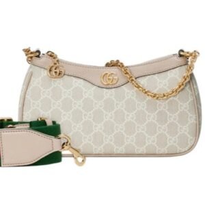 Gucci Ophidia Small Shoulder Bag - Beige