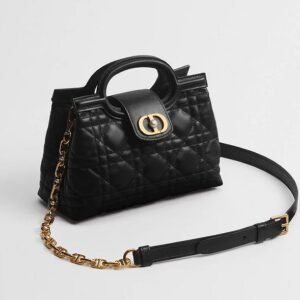 Dior Jolie Top Handle Mini Bag - Black