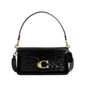 Coach Tebby 26 Shoulder Bag In signature Canvas - Black