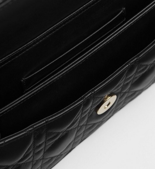My Dior Mini Bag - Latte Cannage Lambskin Black - Image 2