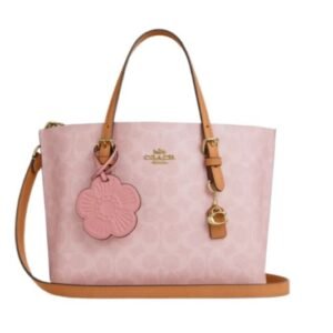 Coach Mollie Tote Bag 25 In Signature Canvas - PowderPink