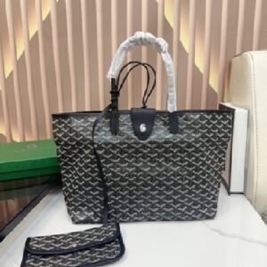 Goyard Saint Louis PM Bag - Black/Black