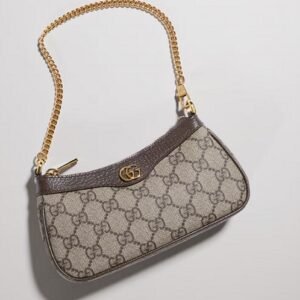 Gucci Ophidia mini bag - beige and ebony Supreme