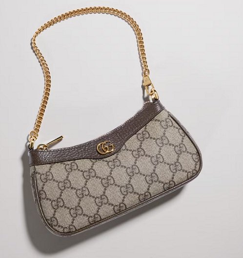Gucci Ophidia mini bag - beige and ebony Supreme
