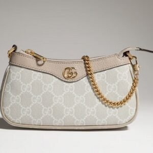 Gucci Ophidia mini bag - beige and white Supreme