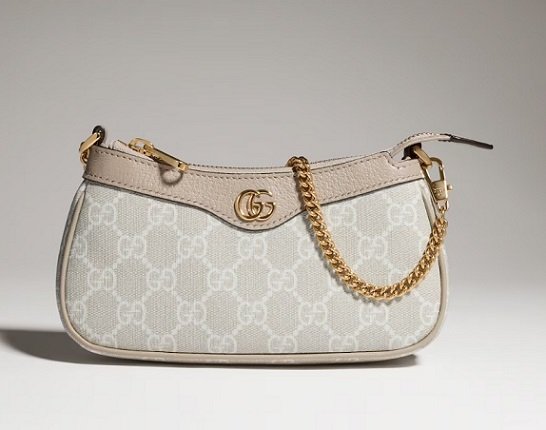 Gucci Ophidia mini bag - beige and white Supreme